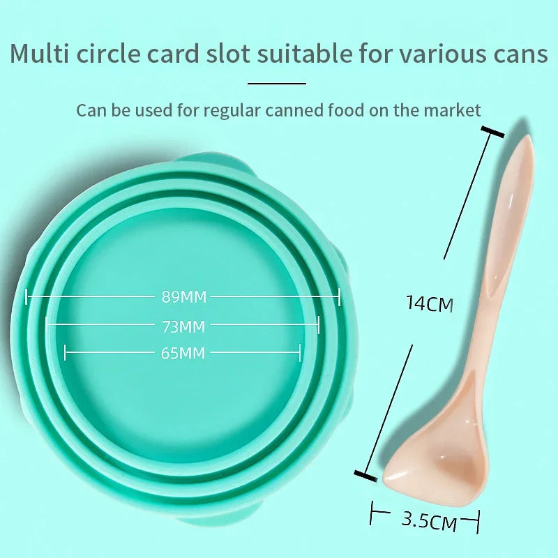Wagsy 2-in-1 Silicone Can Lid & Spoon